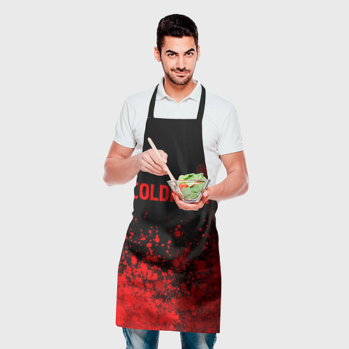 Фартук Coldplay - red gradient посередине / 3D-принт – фото 2