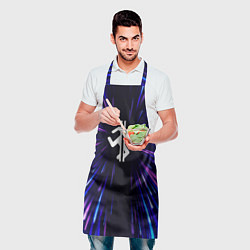 Фартук кулинарный Portal neon energy, цвет: 3D-принт — фото 2