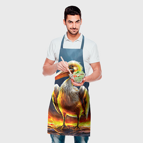 Фартук Пеликан в огне / 3D-принт – фото 2
