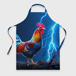 Фартук кулинарный Петух и молния, цвет: 3D-принт