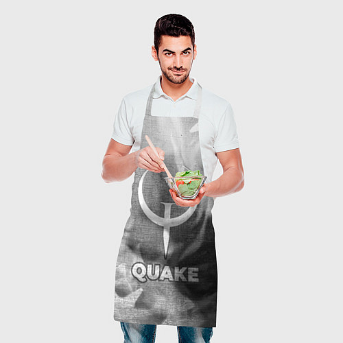 Фартук Quake - grey gradient / 3D-принт – фото 2