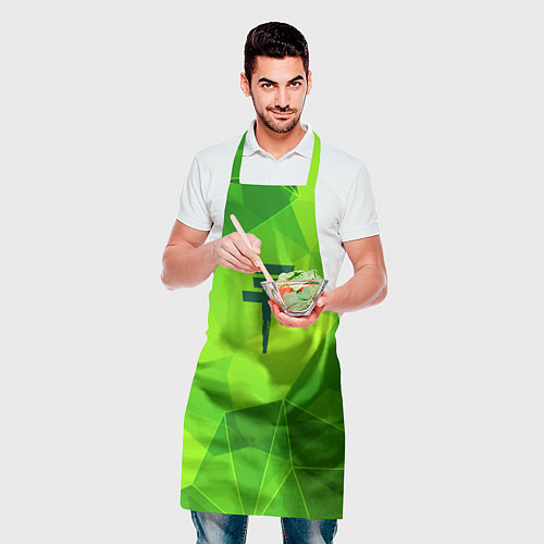 Фартук Tokio Hotel green poly / 3D-принт – фото 2