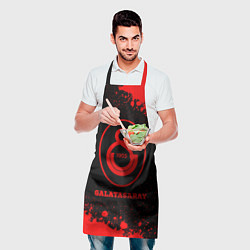 Фартук кулинарный Galatasaray - red gradient, цвет: 3D-принт — фото 2