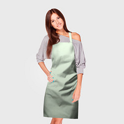 Фартук кулинарный Бледный зелёный градиент текстура, цвет: 3D-принт — фото 2