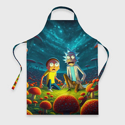 Фартук Rick and Morty on the fly agaric planet