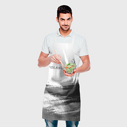 Фартук кулинарный Volkswagen - white gradient посередине, цвет: 3D-принт — фото 2