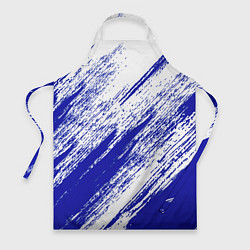 Фартук кулинарный The color is white and blue, цвет: 3D-принт