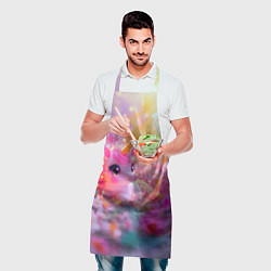 Фартук кулинарный Маленькая милая единорожка, цвет: 3D-принт — фото 2
