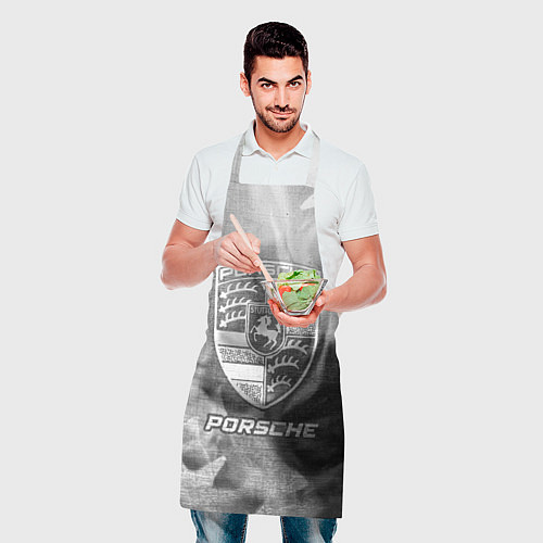 Фартук Porsche - grey gradient / 3D-принт – фото 2