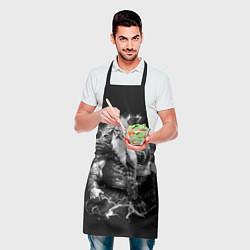 Фартук кулинарный Перун бог громовержец, цвет: 3D-принт — фото 2