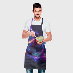 Фартук кулинарный Человек-паук неоновый свет, цвет: 3D-принт — фото 2