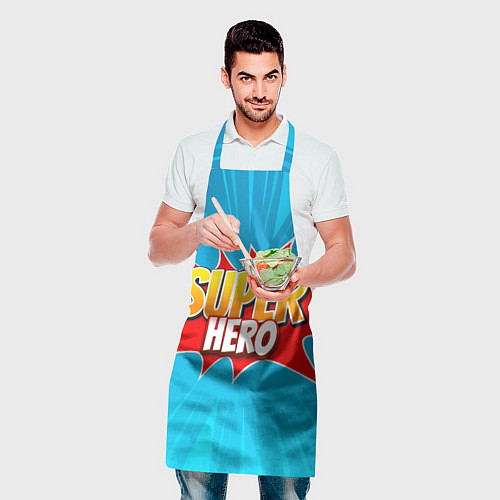 Фартук Superhero comic style / 3D-принт – фото 2
