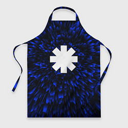 Фартук кулинарный Red Hot Chili Peppers blue energy, цвет: 3D-принт
