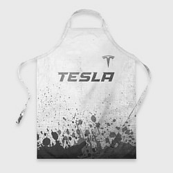 Фартук кулинарный Tesla - white gradient посередине, цвет: 3D-принт