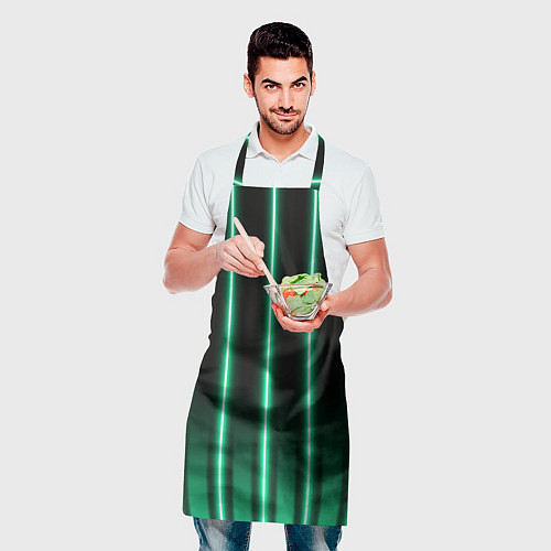 Фартук Neon turquoise / 3D-принт – фото 2