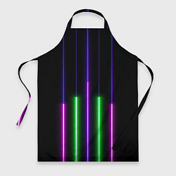 Фартук кулинарный Color Purple green pink, цвет: 3D-принт