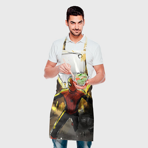 Фартук Бегущий человек - паук / 3D-принт – фото 2