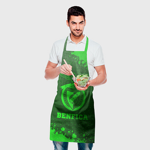 Фартук Benfica - green gradient / 3D-принт – фото 2