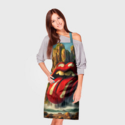 Фартук кулинарный Rolling Stones - sea rocks, цвет: 3D-принт — фото 2