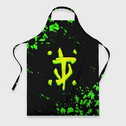 Фартук Doom x fallout кислотное лого