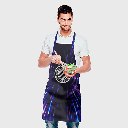 Фартук Club Brugge neon energy / 3D-принт – фото 2