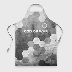 Фартук кулинарный God of War - grey gradient посередине, цвет: 3D-принт