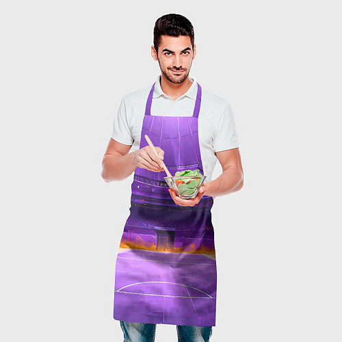 Фартук Фиолетовый стадион / 3D-принт – фото 2
