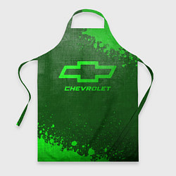 Фартук кулинарный Chevrolet - green gradient, цвет: 3D-принт