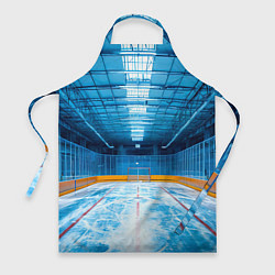 Фартук кулинарный Хоккейная коробка, цвет: 3D-принт