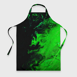 Фартук Color green black
