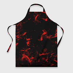 Фартук кулинарный Color red black, цвет: 3D-принт