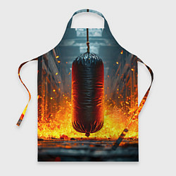 Фартук Боксерская груша в огне