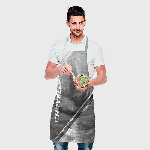 Фартук Chrysler - grey gradient вертикально / 3D-принт – фото 2