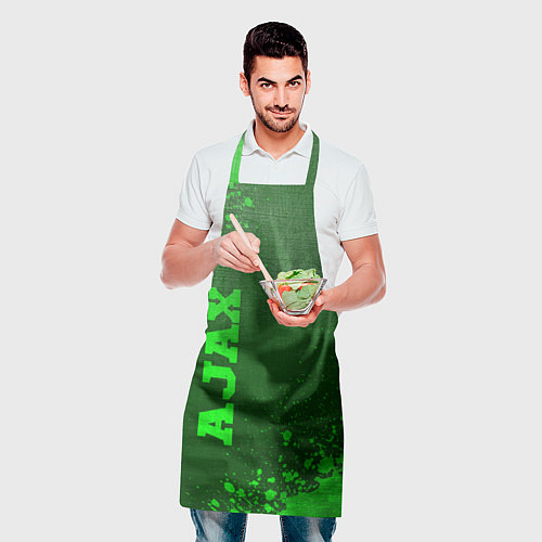 Фартук Ajax - green gradient вертикально / 3D-принт – фото 2
