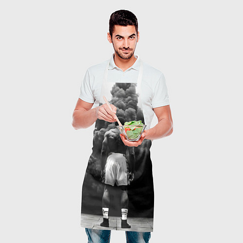 Фартук Мухаммед Али в черном дыму / 3D-принт – фото 2