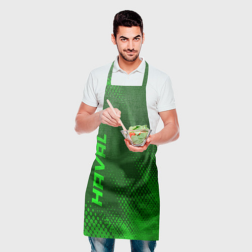 Фартук Haval - green gradient вертикально / 3D-принт – фото 2