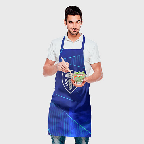 Фартук Leeds United blue poly / 3D-принт – фото 2