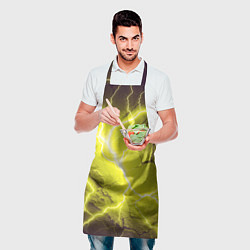 Фартук кулинарный Color yellow black, цвет: 3D-принт — фото 2