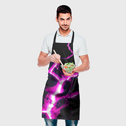 Фартук кулинарный Color pink black, цвет: 3D-принт — фото 2