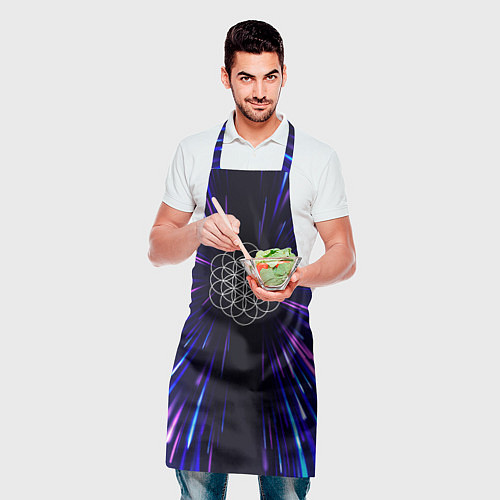 Фартук Coldplay neon energy / 3D-принт – фото 2