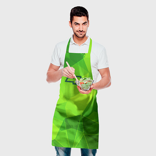 Фартук Chevrolet green poly / 3D-принт – фото 2