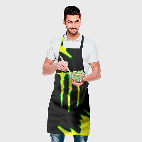 Фартук Кислотный монстр энерджи / 3D-принт – фото 2