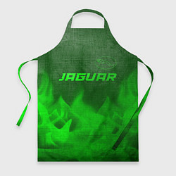 Фартук кулинарный Jaguar - green gradient посередине, цвет: 3D-принт