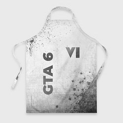 Фартук кулинарный GTA 6 - white gradient вертикально, цвет: 3D-принт