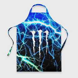 Фартук кулинарный Monster energy electro, цвет: 3D-принт