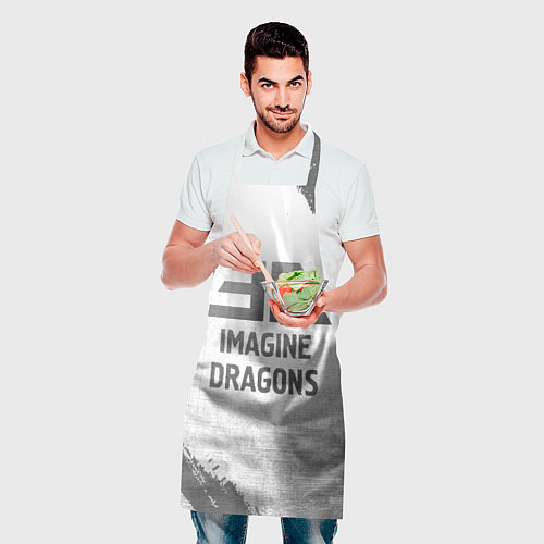 Фартук Imagine Dragons - white gradient / 3D-принт – фото 2