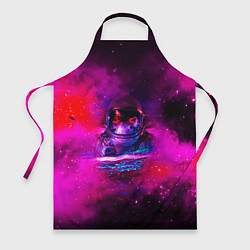 Фартук кулинарный Космонавт в космическом море, цвет: 3D-принт