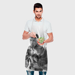 Фартук кулинарный Young Muhammad Ali, цвет: 3D-принт — фото 2