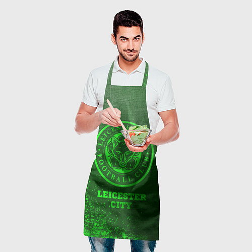 Фартук Leicester City - green gradient / 3D-принт – фото 2