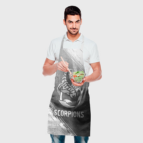 Фартук Scorpions - grey gradient / 3D-принт – фото 2